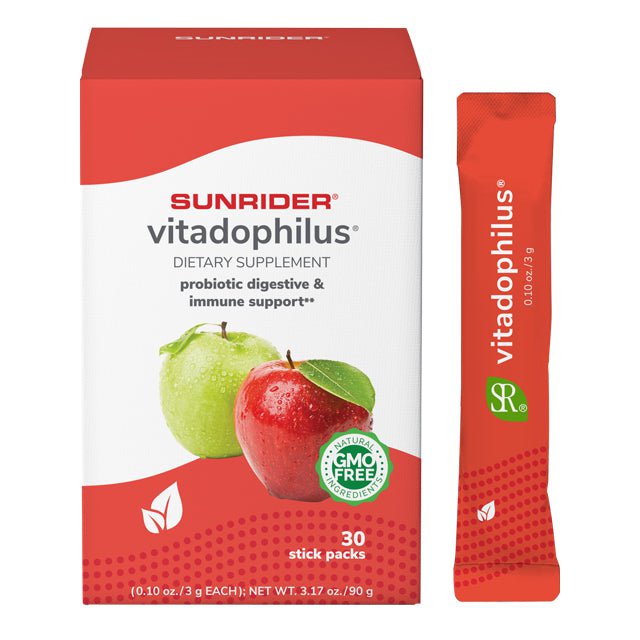 NOW AVAILABLE VitaDophilus, 10/3g and 30/3g Packs by Sunrider by Herb&