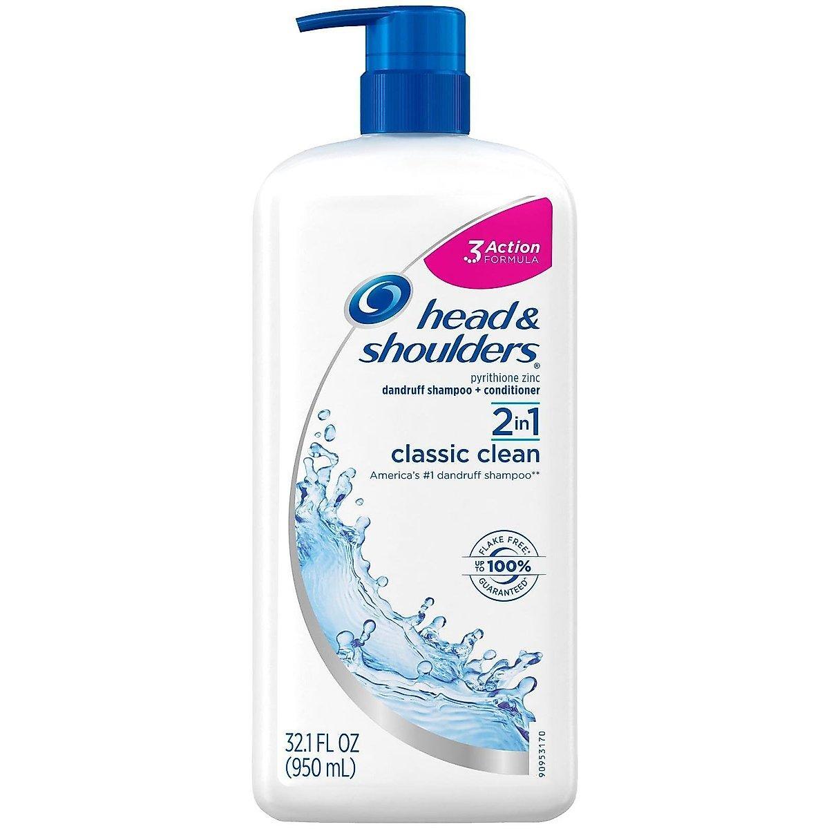 Head &amp; Shoulders Shampoo Conditioner, Dandruff, Advanced 2 In 1, Classic Clean by Pasteur Pharmacy