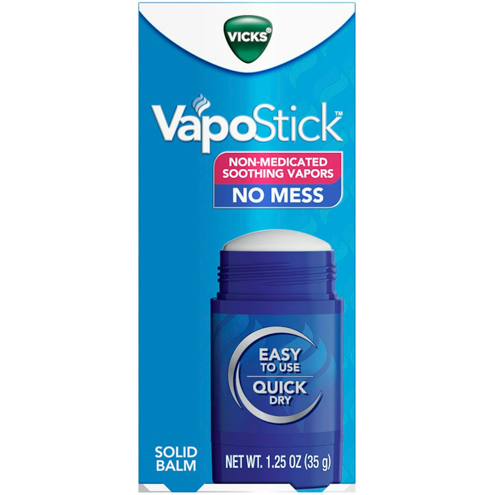 Vicks Solid Balm, Soothing Vapors, Non Medicated, No Mess 1.25 Oz by Pasteur Pharmacy