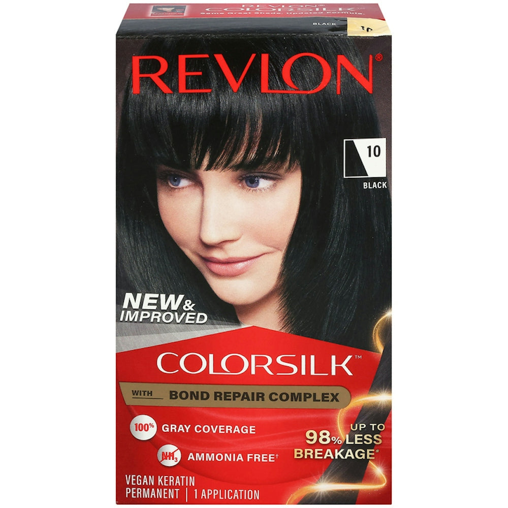 Revlon Beautiful Color Permanent Hair Color, 010 Black, 1 by Pasteur Pharmacy