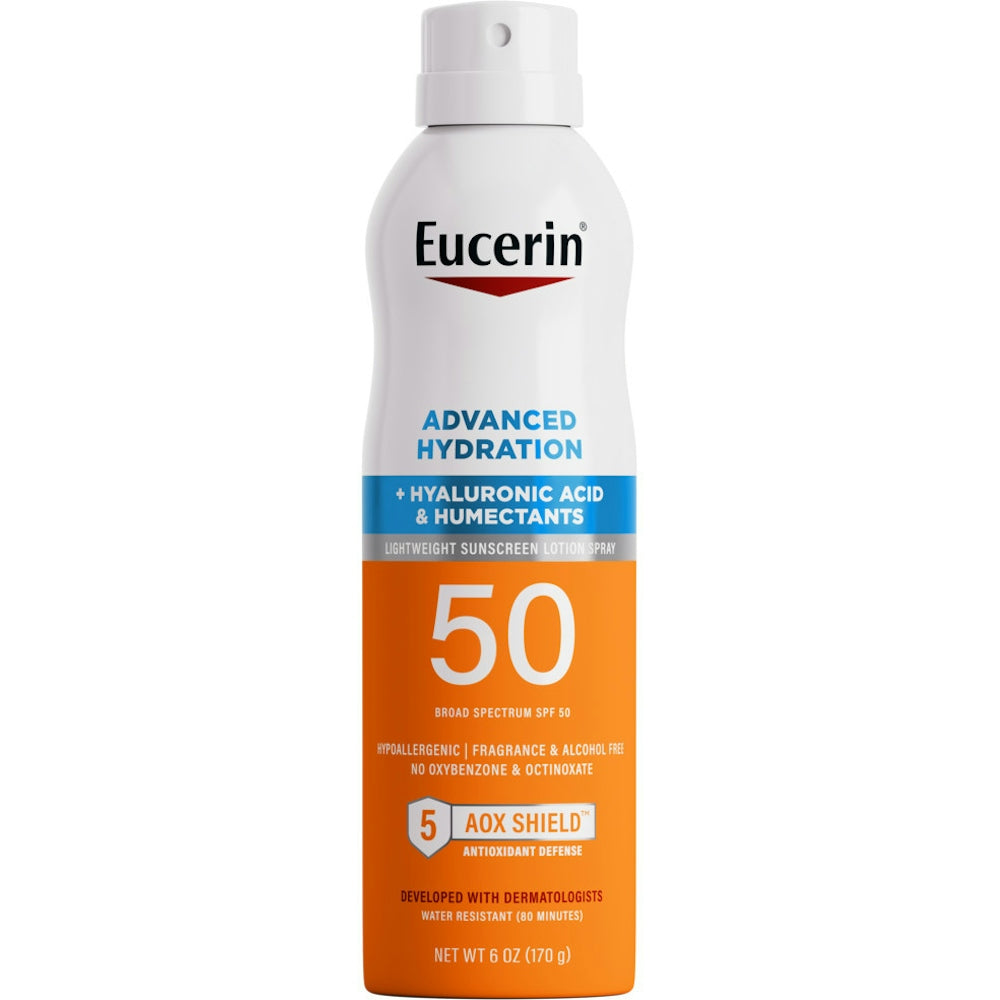 Eucerin Advanced Hydration Sunscreen Spray - SPF 50 - 6oz by Pasteur Pharmacy