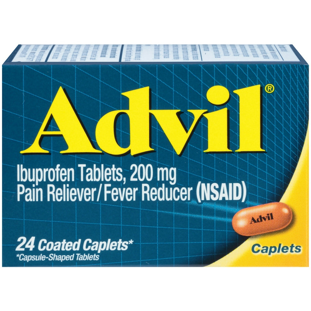Advil® Coated Caplets – Pain Reliever &amp; Fever Reducer (Ibuprofen 200 mg)