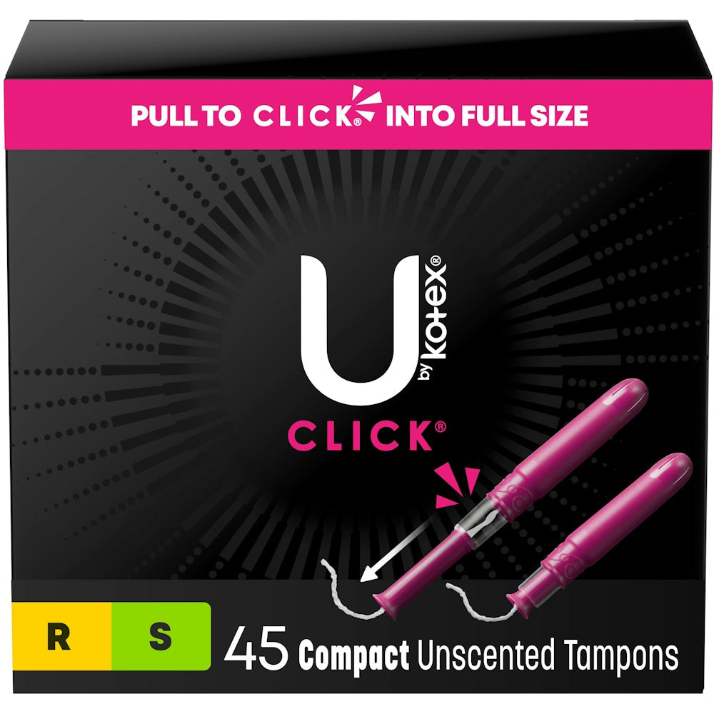 U by Kotex Click Compact Multipack Tampons - Regular/Super by Pasteur Pharmacy
