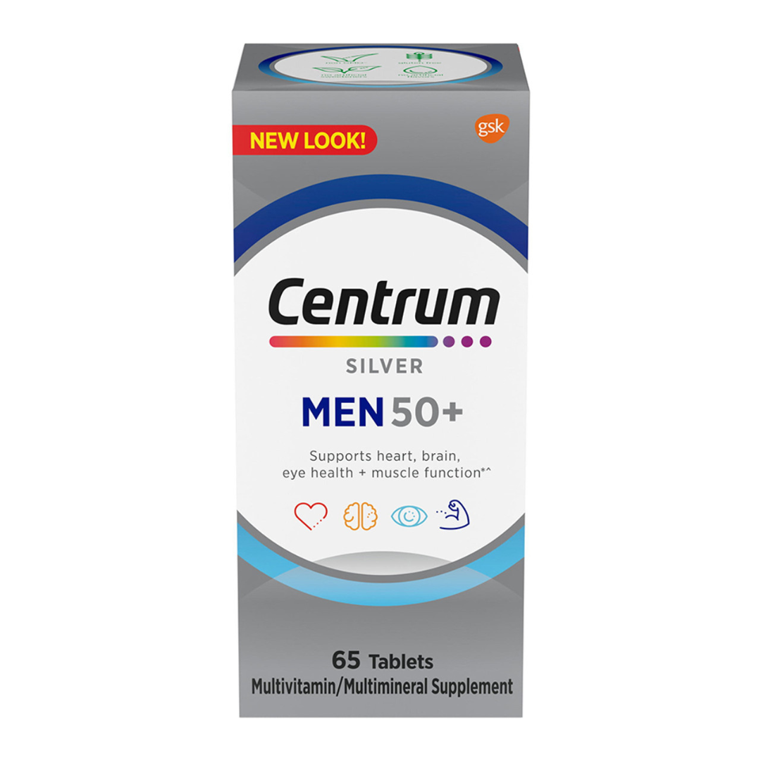 Centrum Silver Men 50+ Multivitamin (65 Tablets) by Farmacias Savia