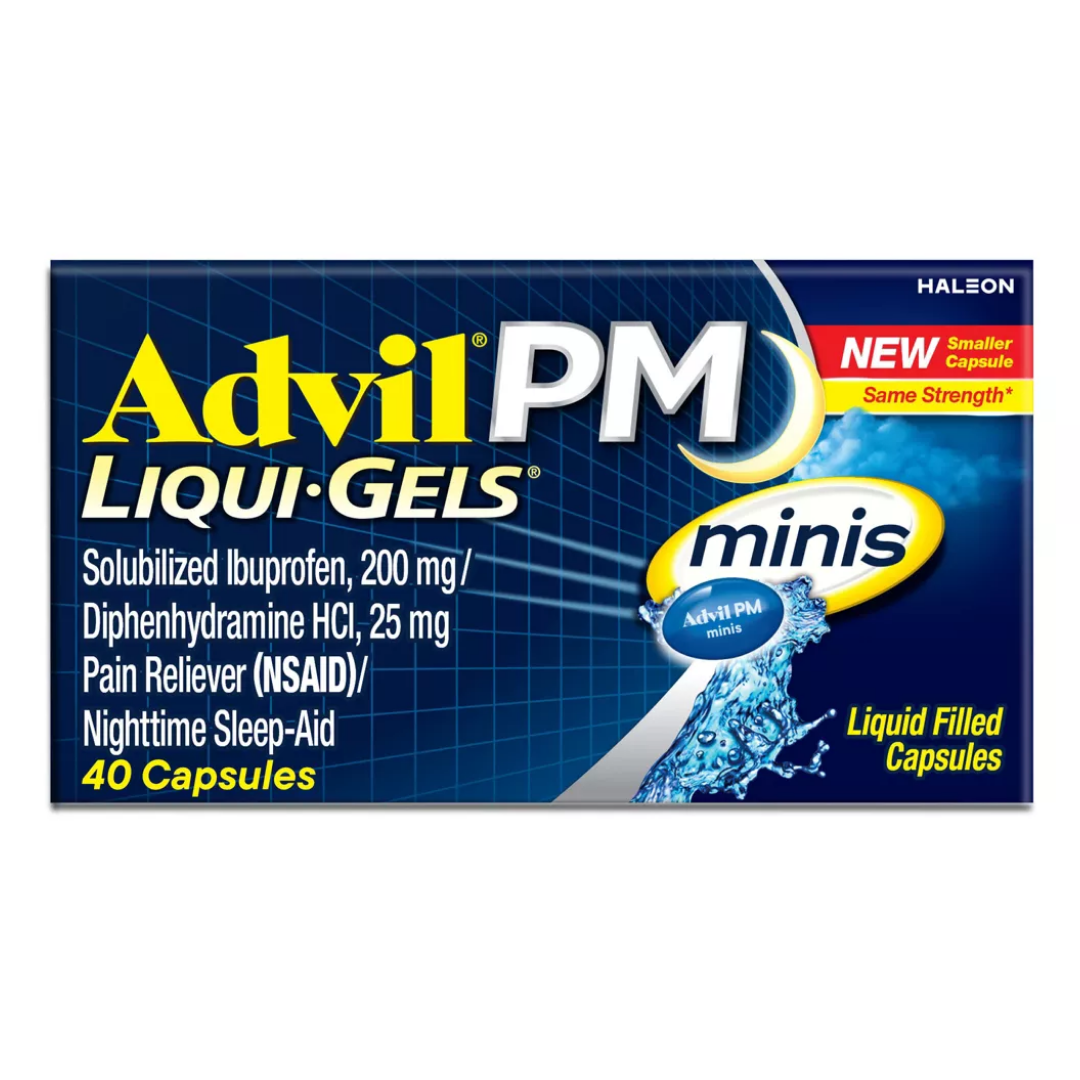 Advil PM Mini Liqui-Gels Pain Reliever &amp; Sleep Aid (40ct) by Farmacias Savia