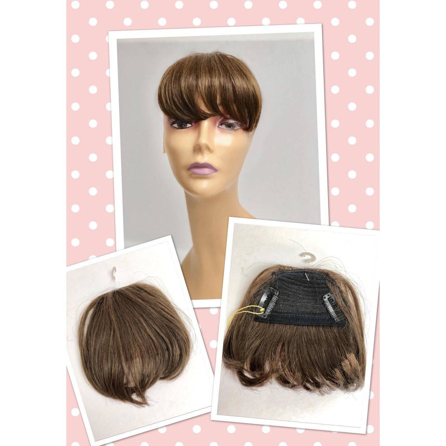 Unique 100% Human Hair Bang Piece