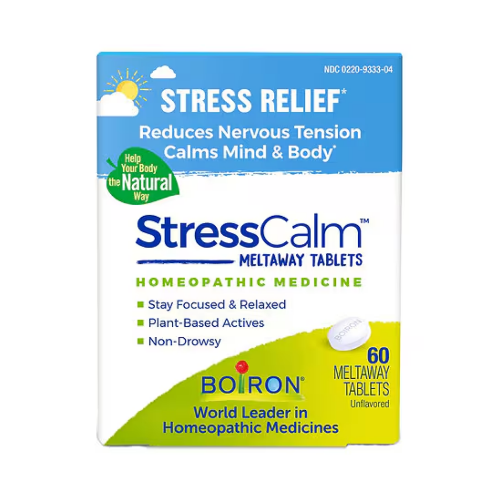 Boiron StressCalm Tablets Homeopathic Medicine Stress Relief (60 ct) by Farmacias Savia