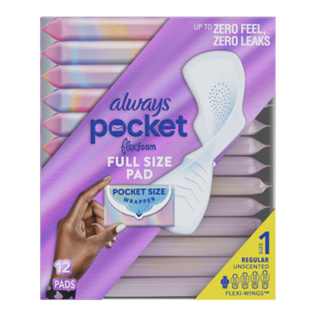 Always Pocket Full Size Sanitary Pads (12ct) by Farmacias Savia
