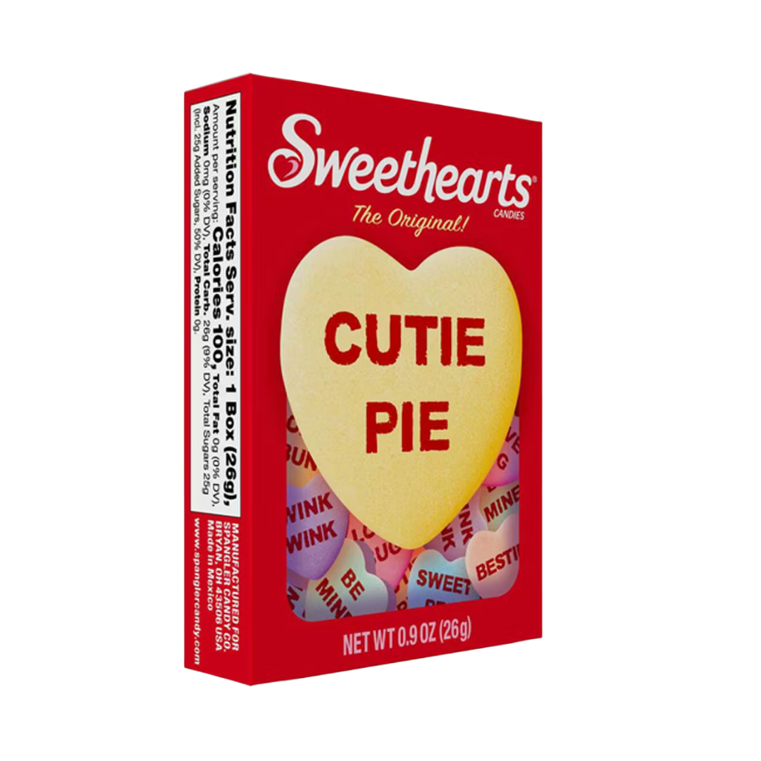 Sweethearts Conversation Hearts Box (0.9oz) by Farmacias Savia