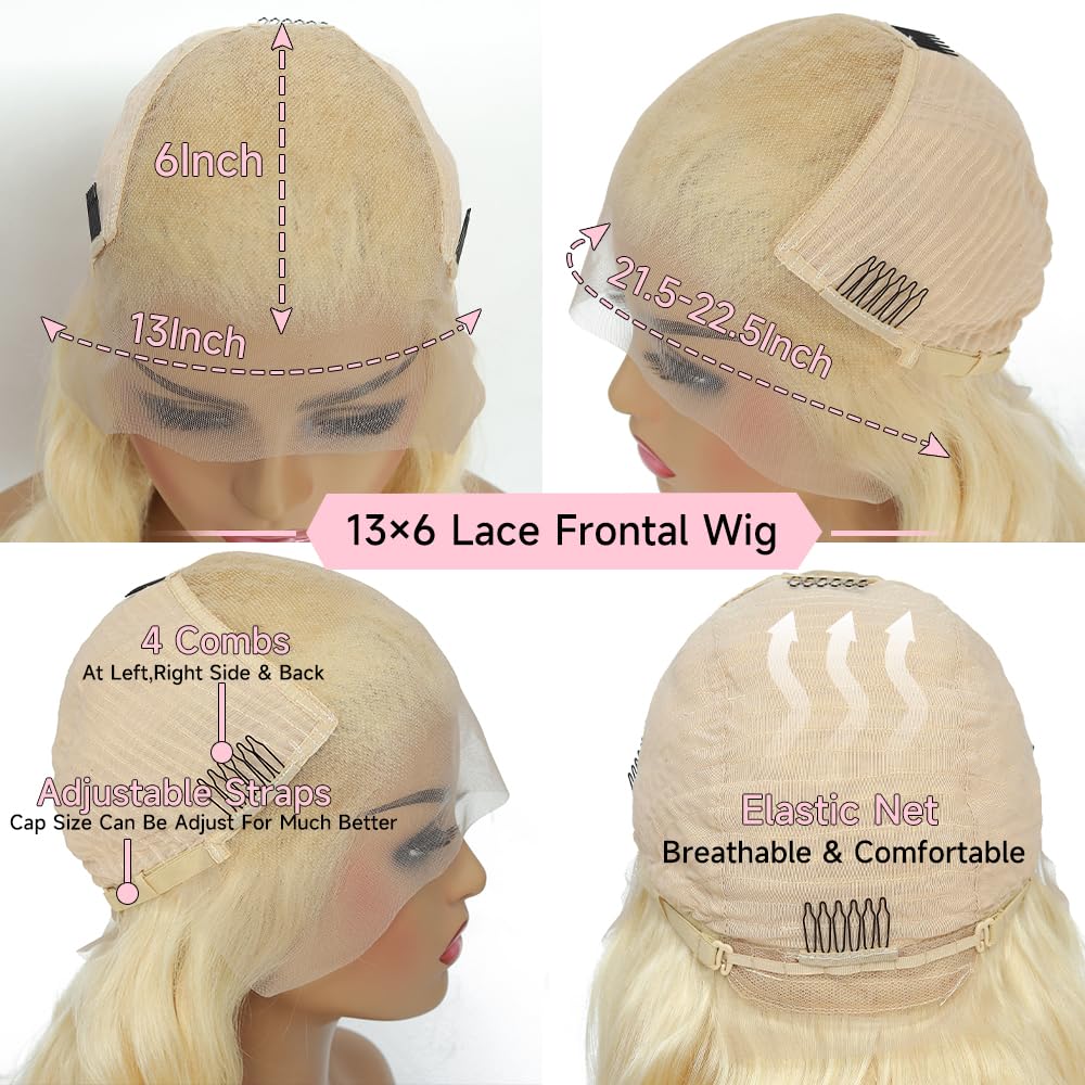 RIO Body Wave Ukrainian Human Hair Front Lace Wig