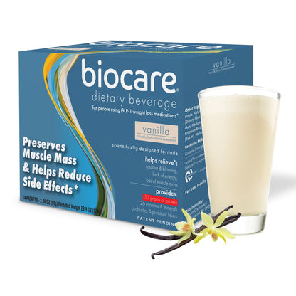 30G Protein Vanilla Biocare Dietary Beverage (14-Count) by Biocare