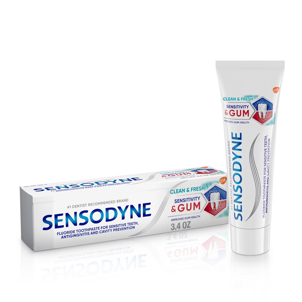 Sensodyne Sensitivity + Gum Clean Fresh Toothpaste (3.4 oz) by Farmacias Savia