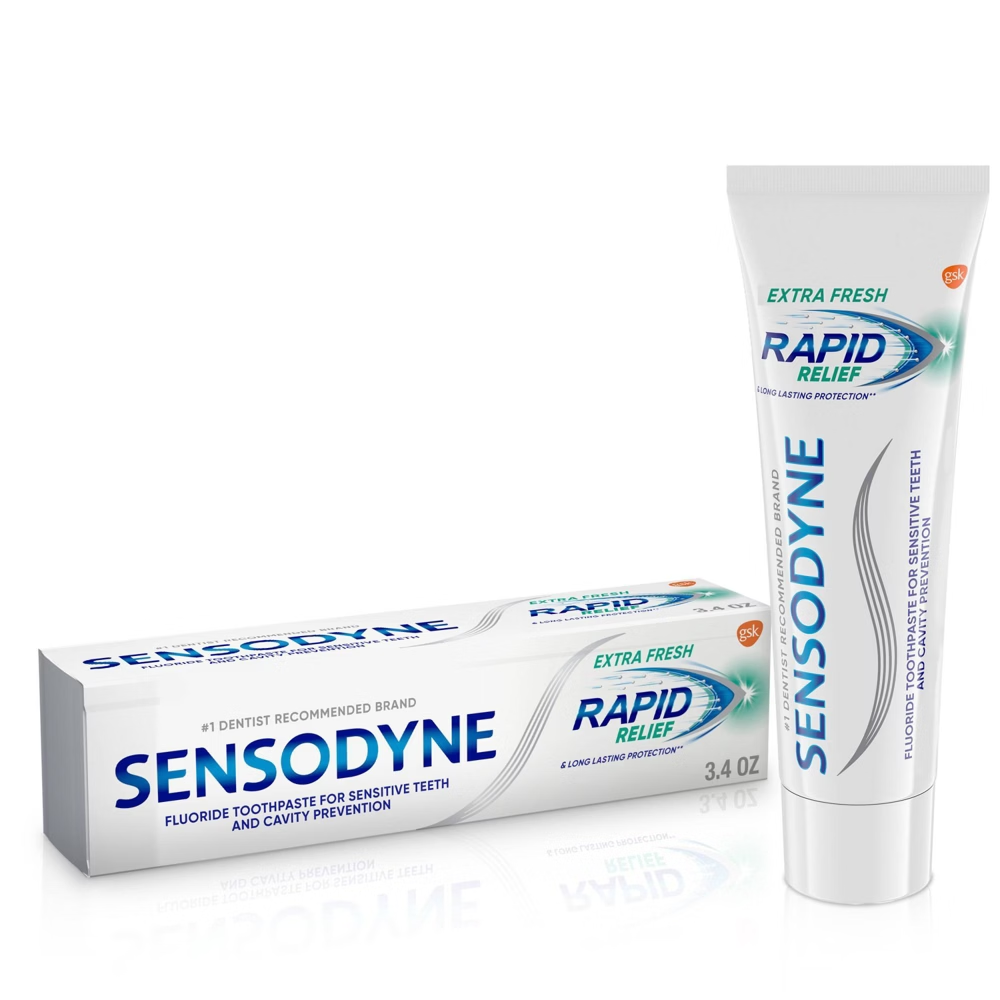 Sensodyne Rapid Relief Extra Fresh Toothpaste (3.4oz) by Farmacias Savia
