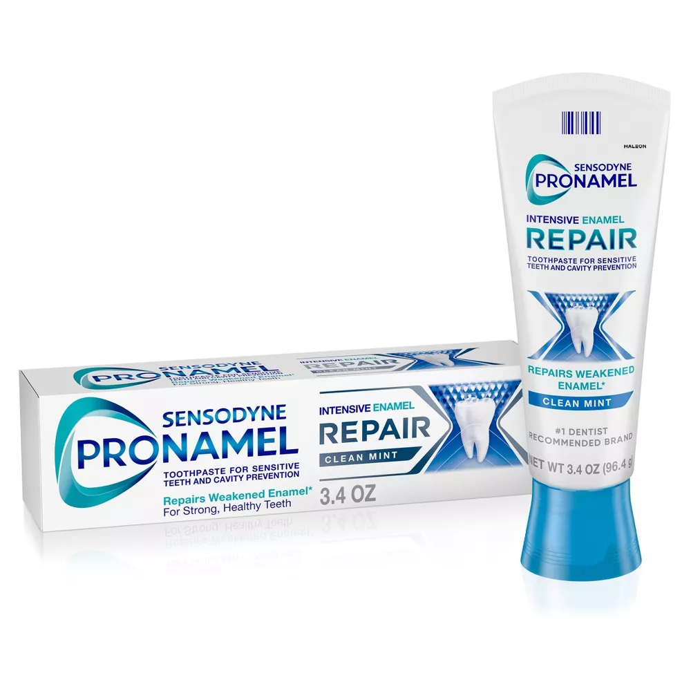 Sensodyne ProNamel Intensive Enamel Repair Clean Mint Toothpaste (3.4oz) by Farmacias Savia
