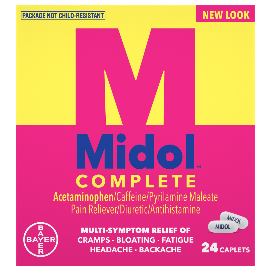 Midol Complete Menstrual Pain Relief Caplets (24 ct) by Farmacias Savia