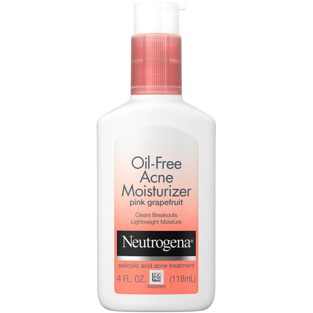 Neutrogena Oil-Free Acne Facial Moisturizer With Salicylic Acid, Pink Grapefruit, 4 Oz by Pasteur Pharmacy