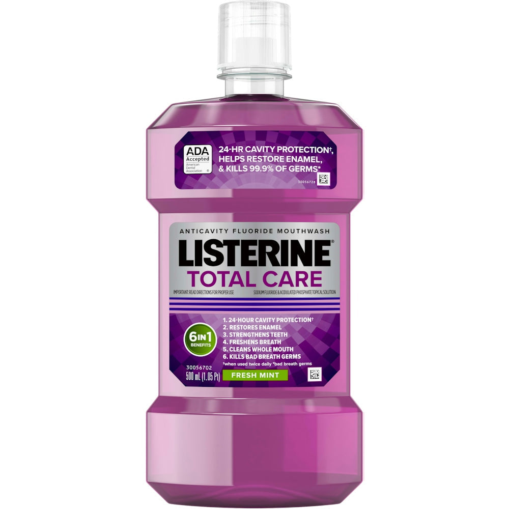 Listerine Total Care Anticavity Mouthwash Fresh Mint, 16.9 Oz by Pasteur Pharmacy