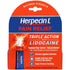Herpecin L Triple Action With Lidocaine Maximum Strength Pain Relief 0.15 Oz by Pasteur Pharmacy