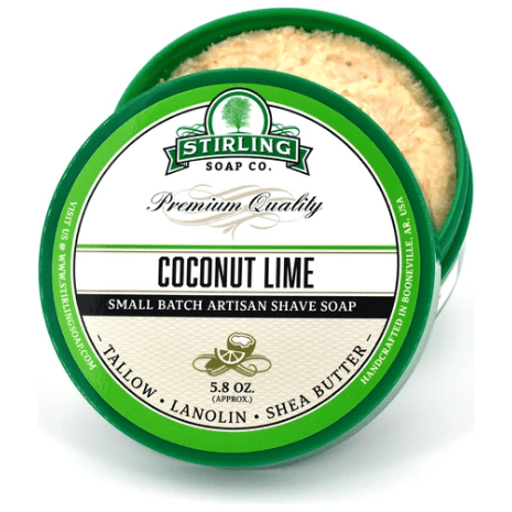 Stirling Soap Co. Coconut Lime Shaving Collection by Pasteur Pharmacy