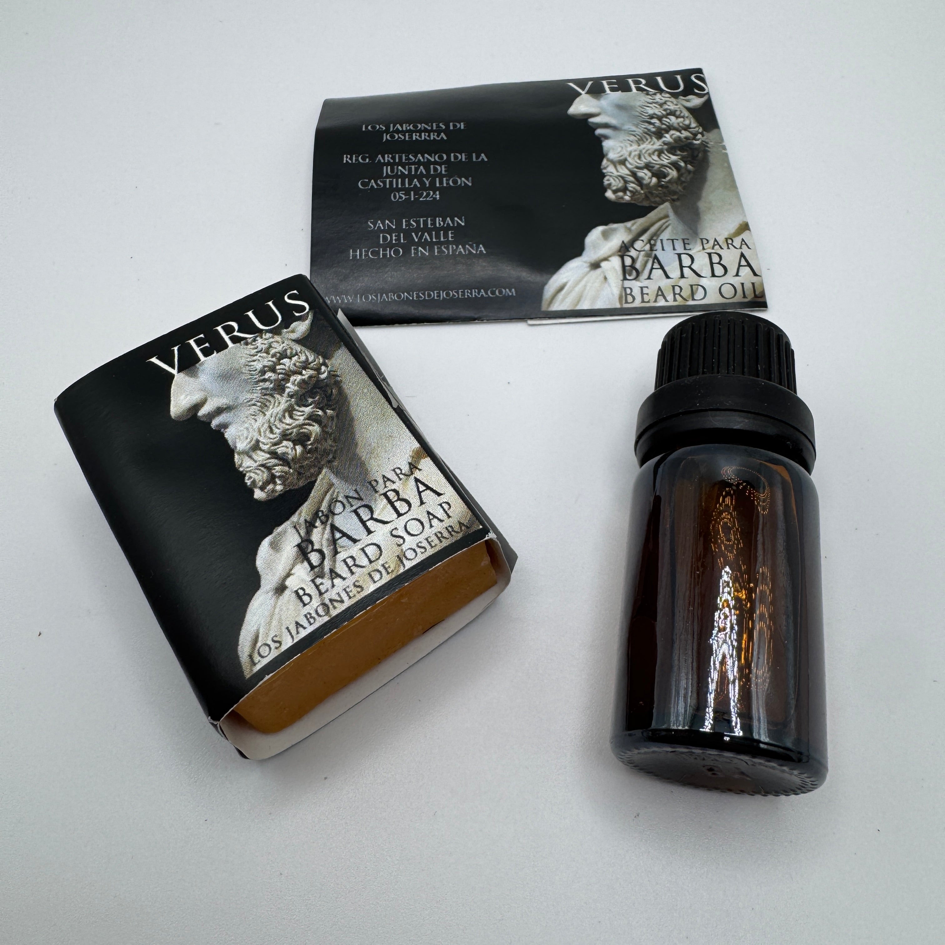 Los Jabones de Joserra Beard Soap &amp; Oil Travel Kit 3.5oz by Pasteur Pharmacy
