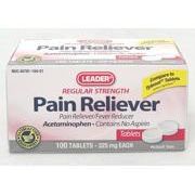 Leader Pain Reliever Tablets 325mg 100ct by Pasteur Pharmacy