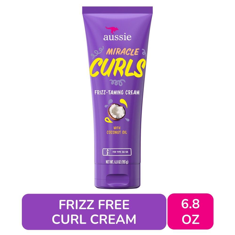 Aussie Miracle Curls Frizz Taming Curl Cream With Coconut &amp; Jojoba Oil, 6.8 Fl Oz by Pasteur Pharmacy