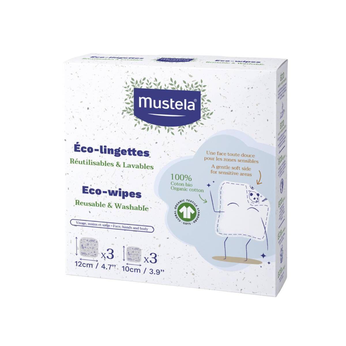 Mustela Eco Wipes Reusable And Washable by Pasteur Pharmacy