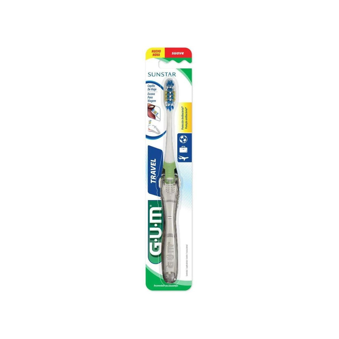 Gum Cepillo Dental Travel Brush 153 Suave by Pasteur Pharmacy