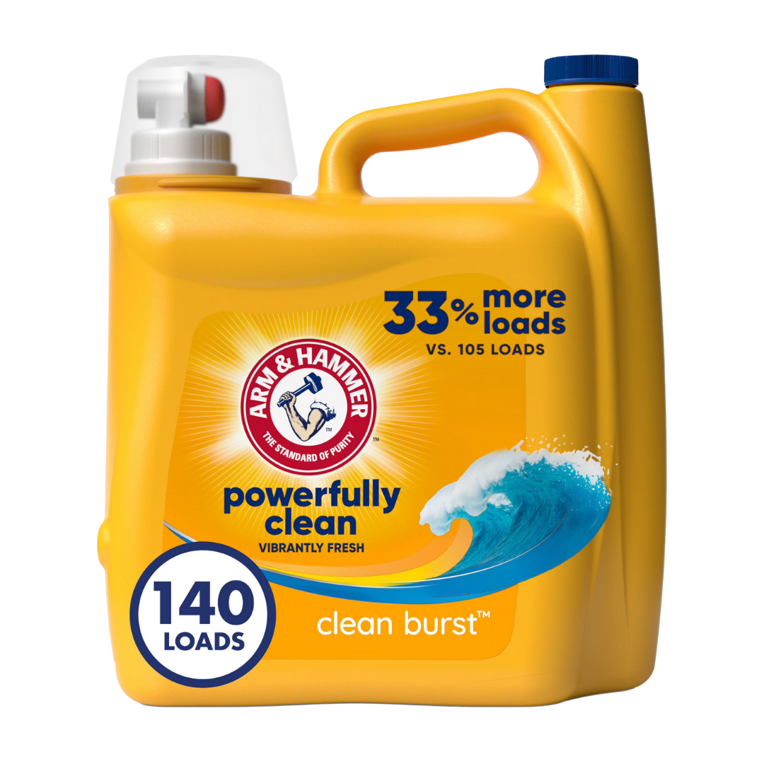 Arm &amp; Hammer Clean Burst Liquid Laundry Detergent (140 fl oz) by Farmacias Savia
