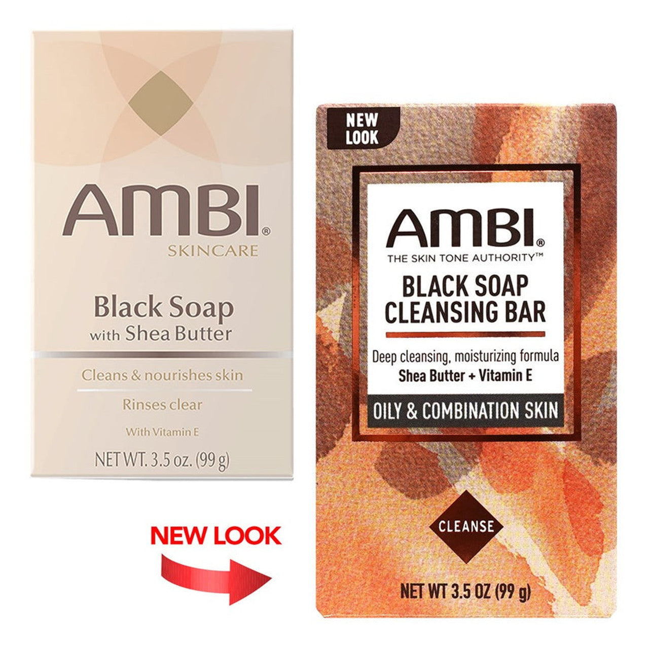 Ambi Black Soap With Shea Butter Bar, 3.5 Oz by Pasteur Pharmacy