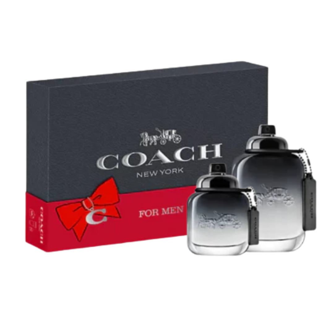 Coach for Men 2-Piece Gift Set Eau de Toilette (3.4oz + 1.4oz) by Farmacias Savia