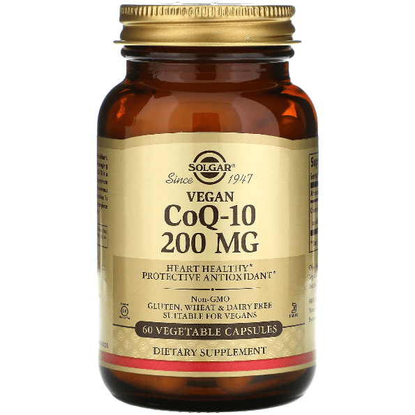 Solgar CoQ-10 200mg 60 Vegetable Capsules by Pasteur Pharmacy