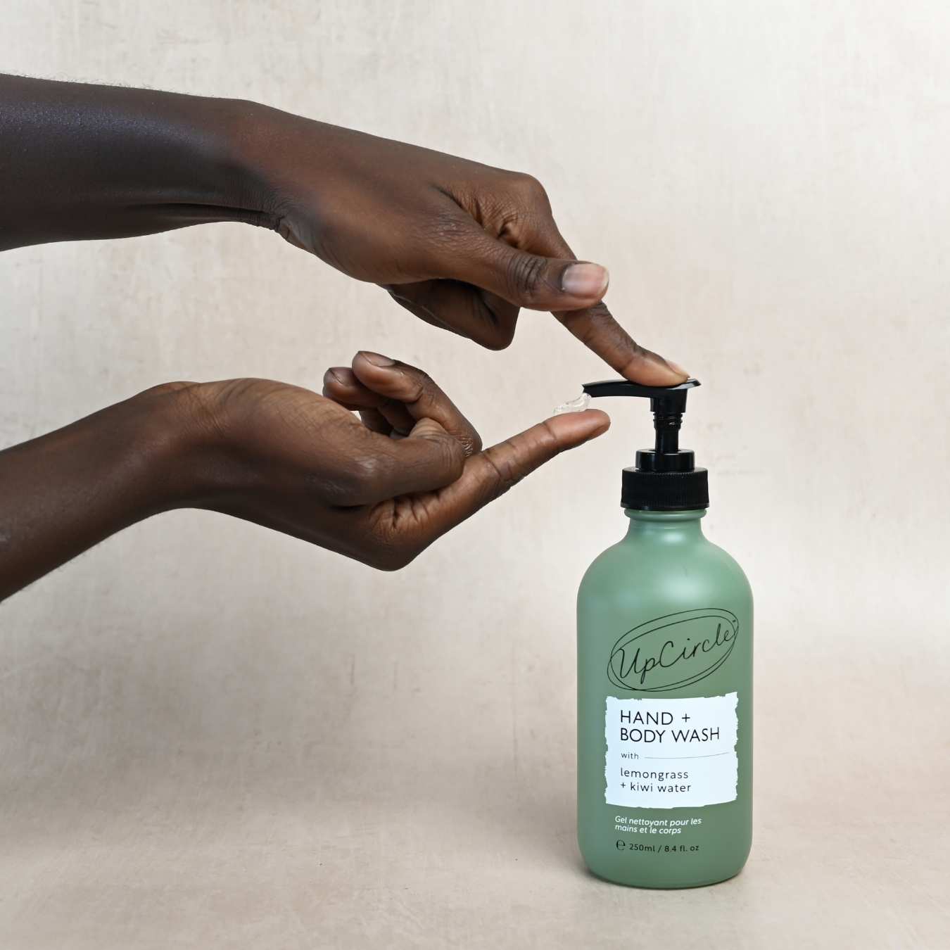 Natural Hand + Body Wash with Lemongrass by UpCircle