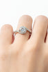 1 Carat Brilliant Round Cut Sparkala™ Crisscross 925 sterling silver Ring by Sparkala