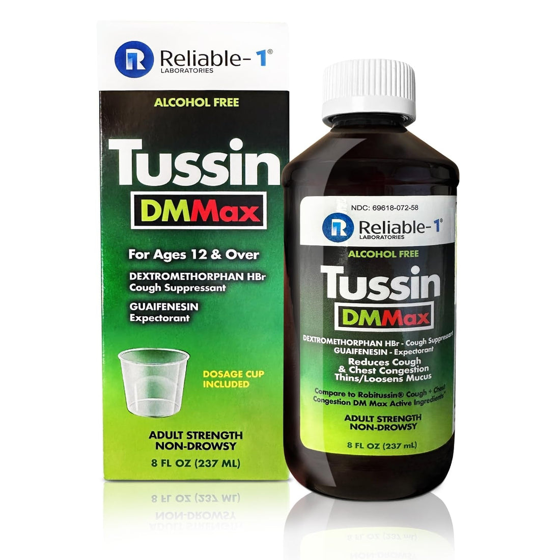Tussin DM Cough &amp; Chest Congestion Relief, Maximum Strength, 8 fl oz (237ml) by Pasteur Pharmacy