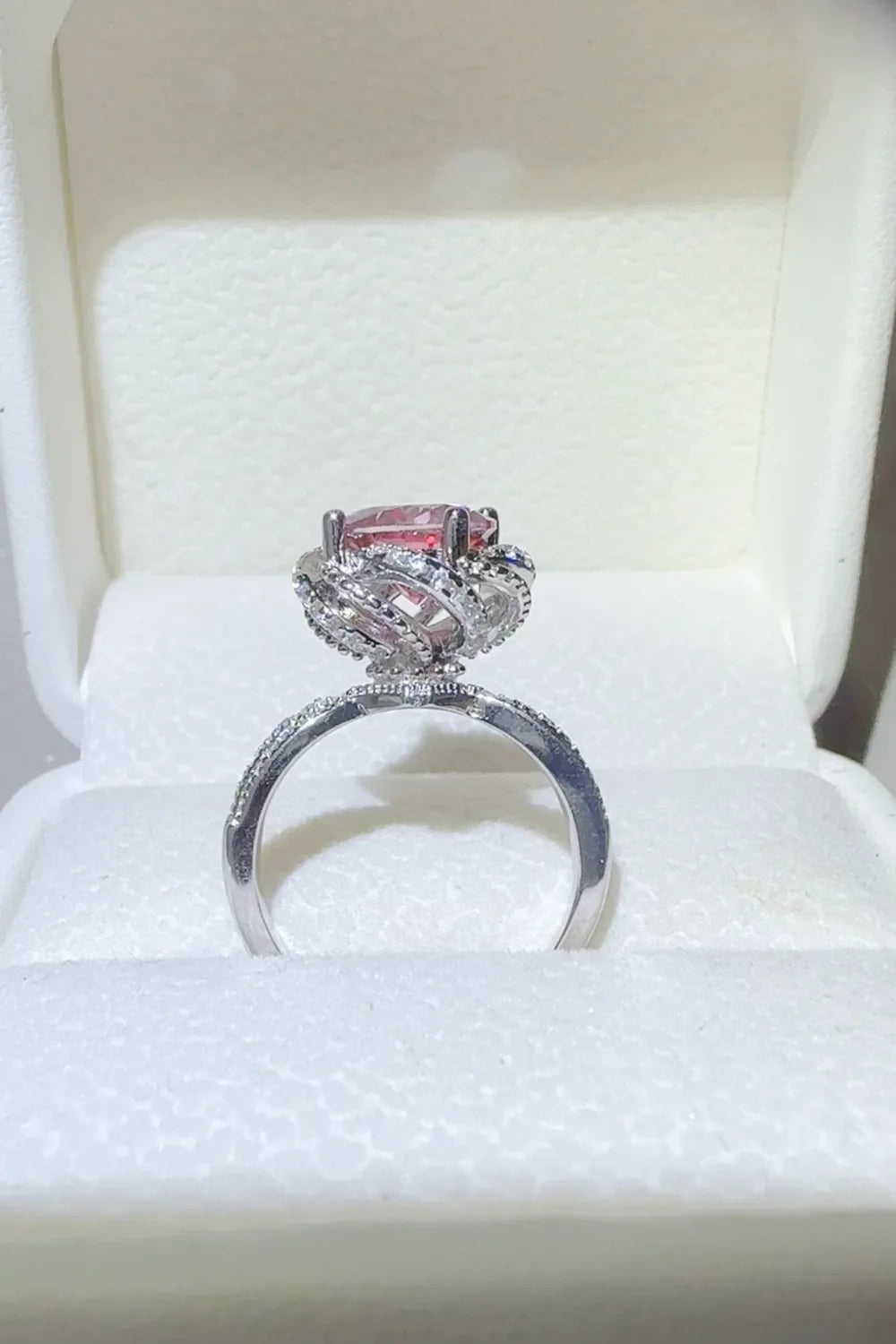 2 Carat Sparkala™ 925 Sterling Silver Flower Shaper Ring by Sparkala