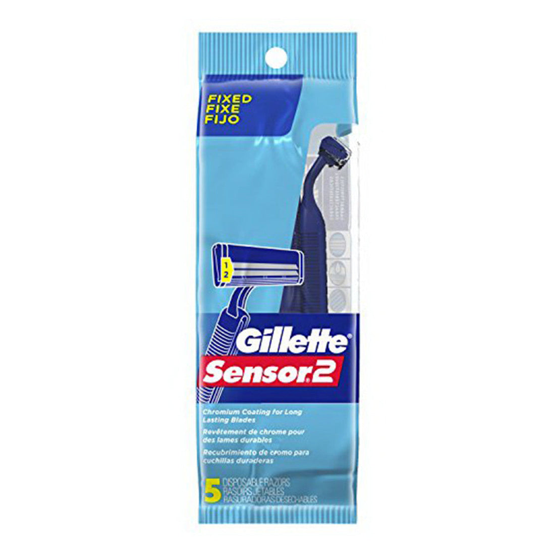 Gillette Razors, Disposable, Sensor 2, Fixed by Pasteur Pharmacy