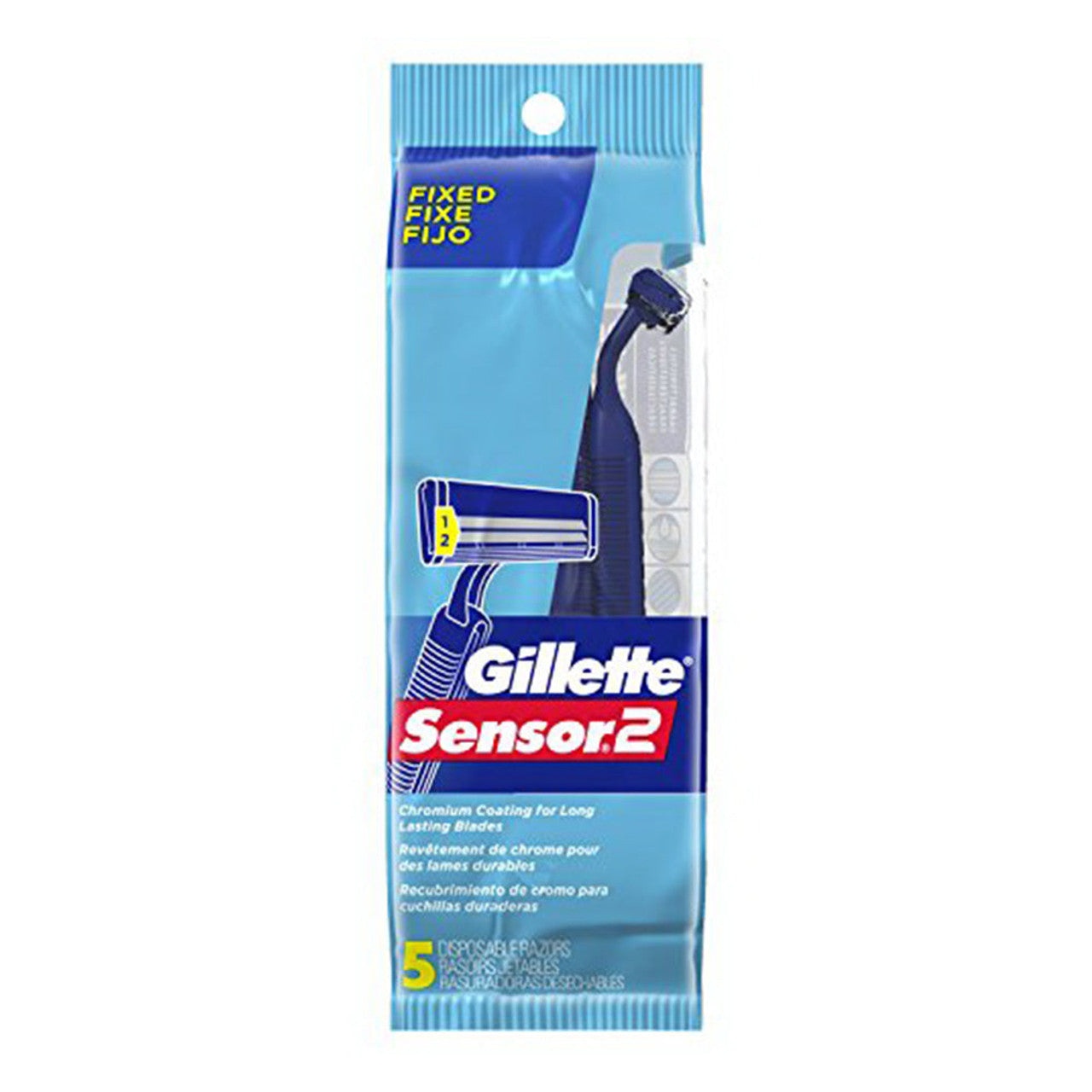Gillette Razors, Disposable, Sensor 2, Fixed by Pasteur Pharmacy