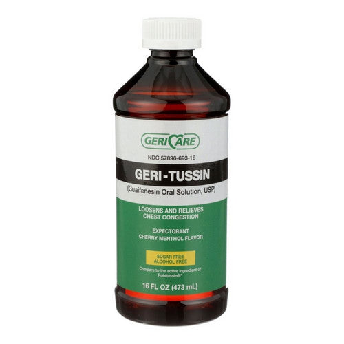 McKesson Cough Relief Geri-Care 100 Mg Strength Liquid 16 Oz by Pasteur Pharmacy