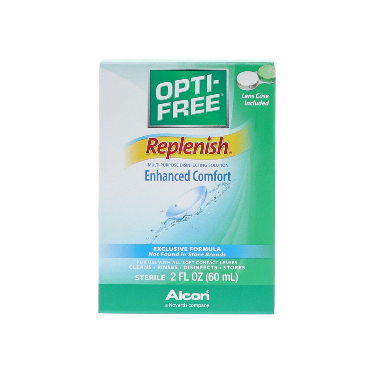 Opti-Free Replenish Multi-Purpose Enhanced Comfort Disinfecting Solution 2 Fl Oz by Pasteur Pharmacy