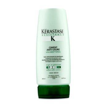 Kerastase Resistance Ciment Anti-Usure Reinforcing And Refinishing Treatment For Damaged Lengths &amp; End Rinse Out 200ml/6.8oz by Pasteur Pharmacy