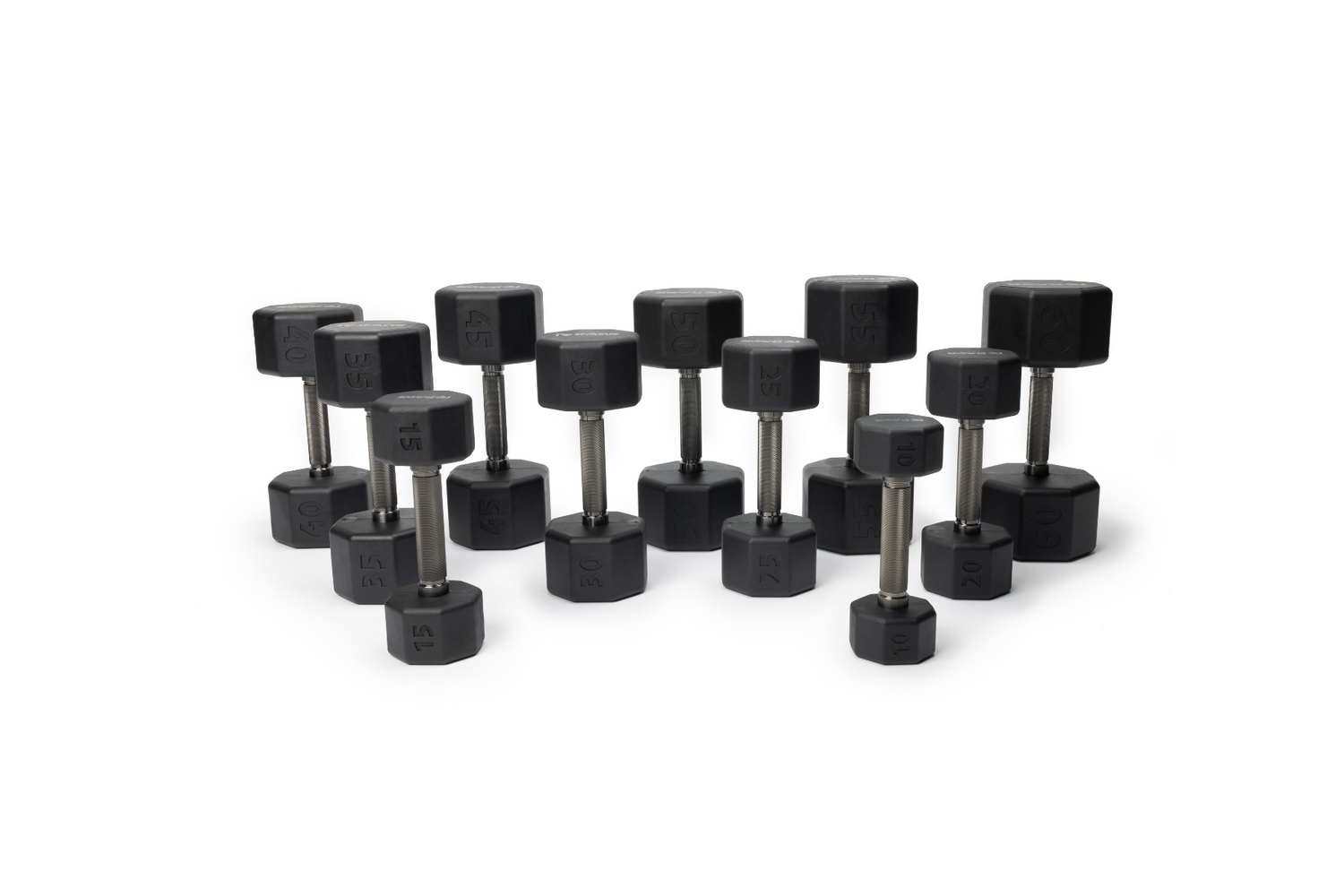 Octo Rubber Dumbbell (sold individually) by Rage Fitness