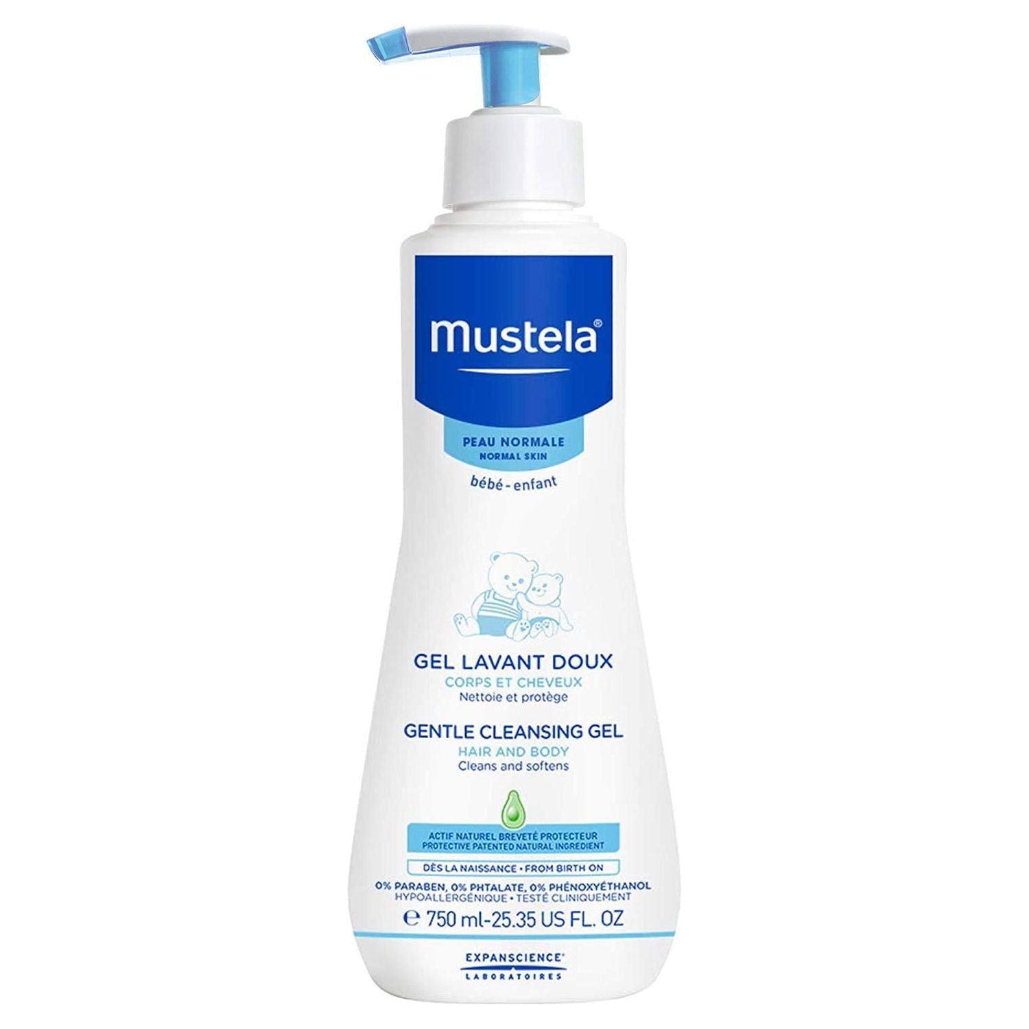 Mustela Gentle Cleansing Gel Hair And Body 25.35 Fl Oz by Pasteur Pharmacy