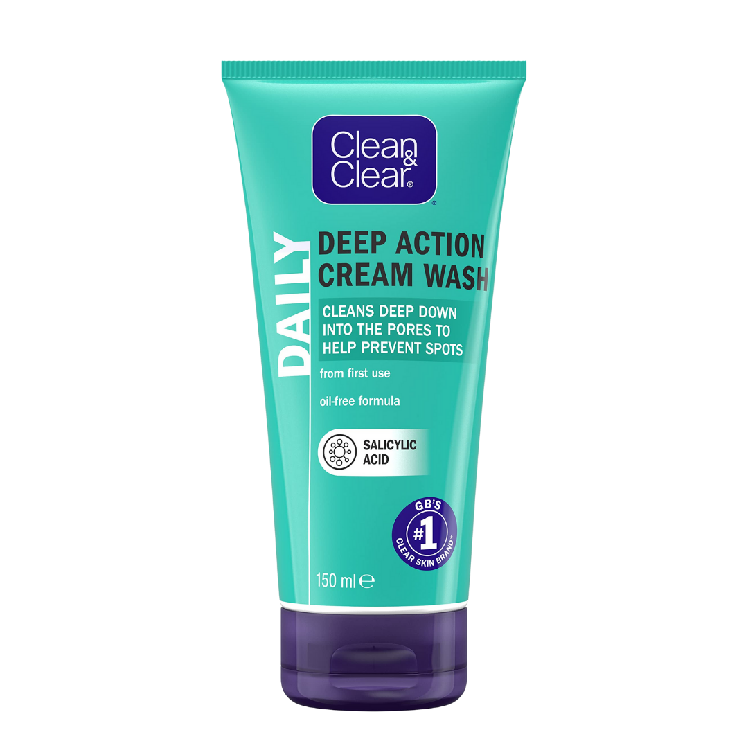 Clean &amp; Clear Daily Deep Action Cream Wash (150ml) by Farmacias Savia