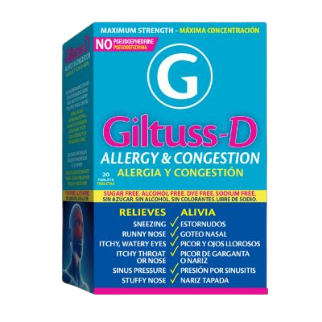 Giltuss Cough &amp; Cold Maximum Strength Relief (20 Tablets) by Farmacias Savia