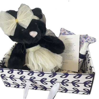 Xander Stuffed Cat Gift Set- With Clothing &amp; More by Lavender Life Company