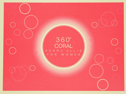 360 Coral By Perry Ellis For Women 4Pcs Set EDP Spray by perfumesandrea