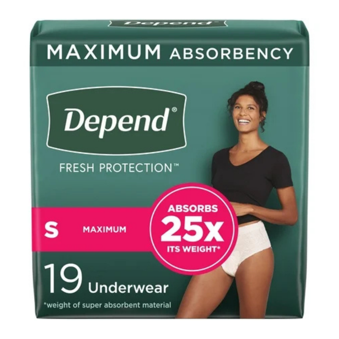 Depend Maximum Absorbency Underwear for Women Small (19 Count) by Farmacias Savia