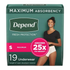 Depend Maximum Absorbency Underwear for Women Small (19 Count) by Farmacias Savia