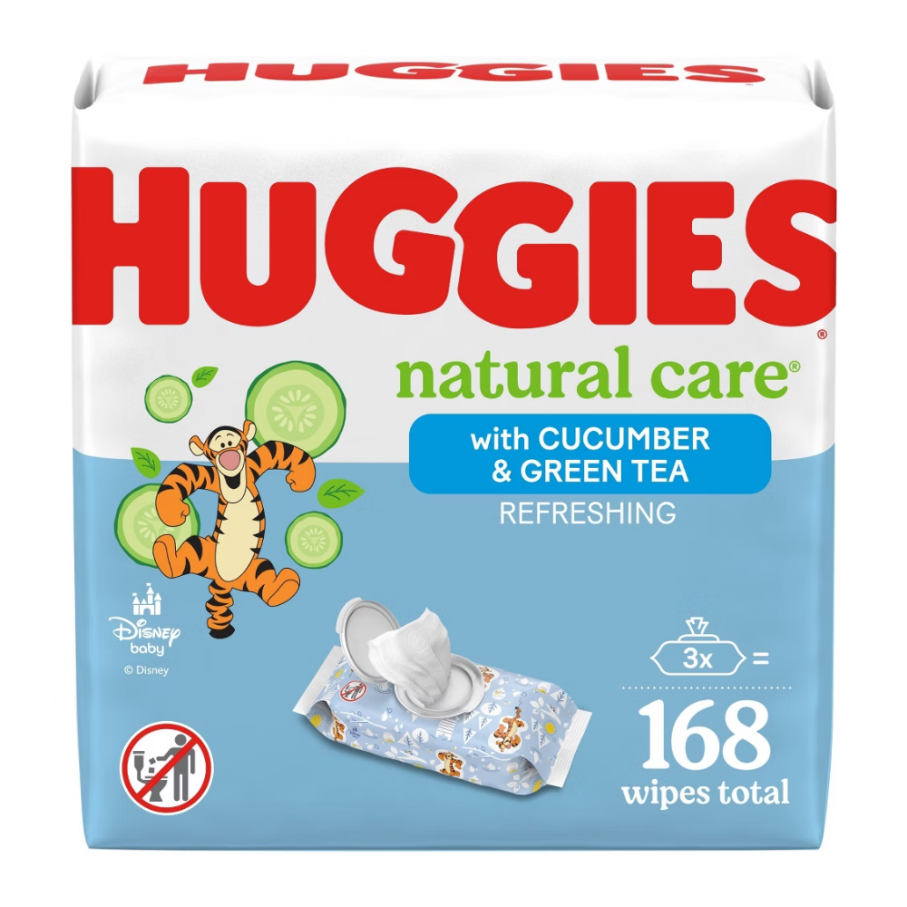 Huggies Natural Care Sensitive Wipes (168 ct) by Farmacias Savia